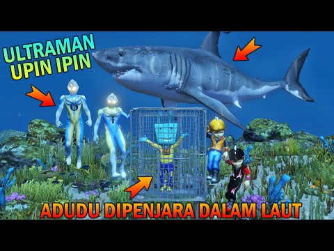 ULTRAMAN UPIN IPIN DAN BOBOIBOY BUAT PENJARA DALAM LAUT UNTUK ADUDU - GTA 5 BOCIL SULTAN