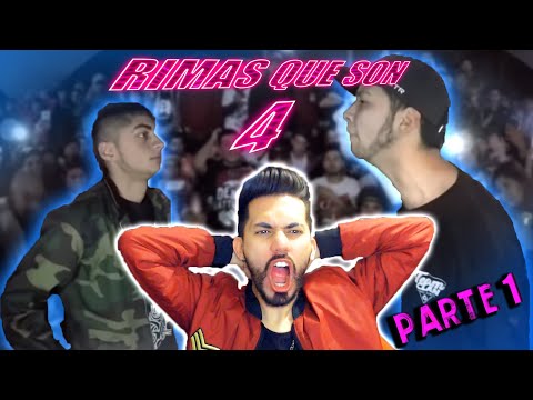 Reacciono a la PARTE 1 de RIMAS que son un 4 en la CALLE de CHILE