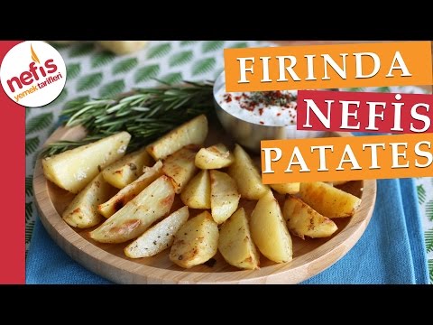 Yoğurt Soslu Fırında Patates Tarifi - Nefis Yemek Tarifleri