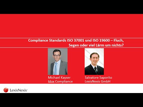 Webinar: Compliance Standards ISO 37001 und ISO 19600