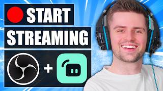 Best OBS Studio Tutorial for Beginners + Streamlabs Plugin (Settings & Alerts) thumbnail