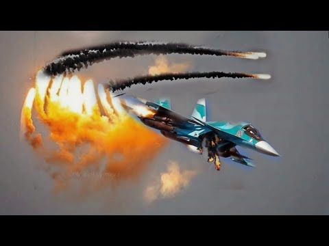 15 minutes ago! German F-35 pilots ambush Russian Su-34 fighter jets heading towards the border