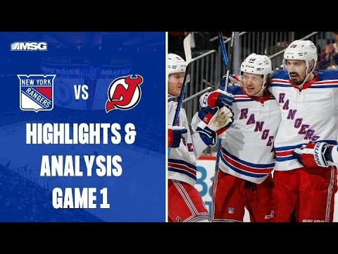 Rangers Roll in Game 1 vs. Devils 5-1 | New York Rangers