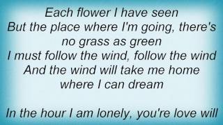 Bee Gees - Follow The Wind Lyrics