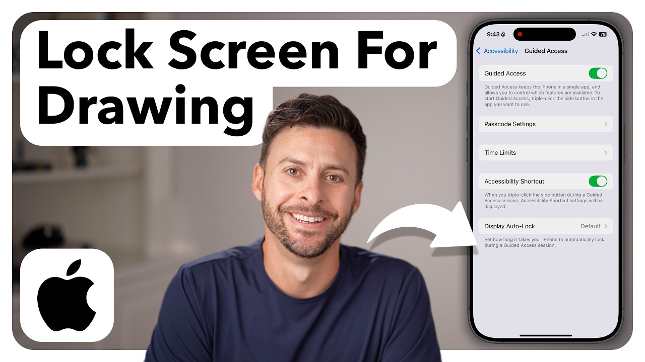 How To Lock iPhone Or iPad For Tracing And Drawing
