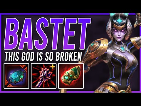 BASTET SOLO IS BUSTED RIGHT NOW! - Ranked Conquest Season X #smite #smiteseason10