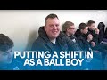 Football S Biggest Fan Tries Out Being A Ball Boy Duncan Duncan A View From The Terrace