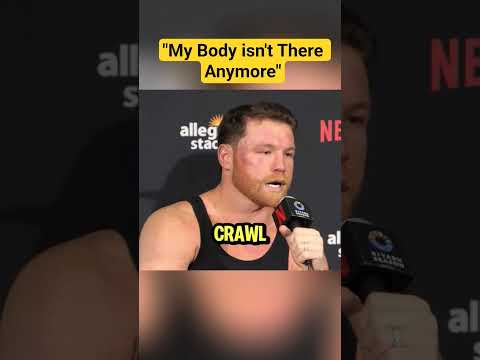 Canelo Gets Real After Losing to Crawford 😔
