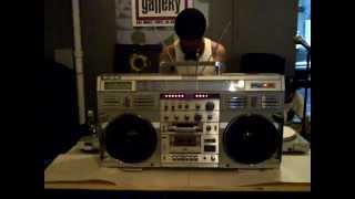 DJ Spoon B / Barry Walsh, Reggae Boom Box Soundsystem, live at BBAM! Gallery