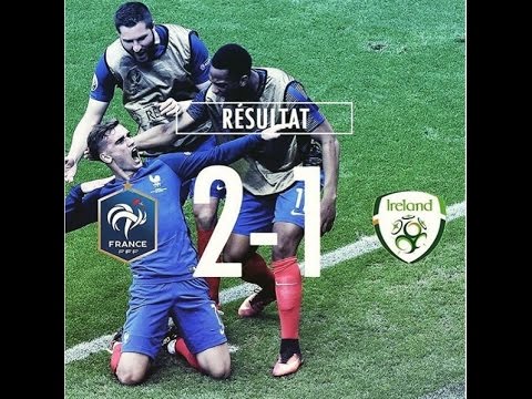 France vs Ireland 2-1 All Goals & Highlights - EURO 2016 HD