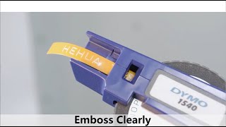 What is 3D Embossing Labels? And how to use Dymo 1540 Label Maker