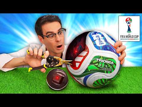 Miniatura de NO apto para cardiacos; Este hombre rompe una pelota oficial del mundial de futbol 2026 para que vean como es por dentro
