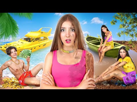 ¡Vacaciones Ricas vs Pobres! Chicos vs Padres | Sobrevivir a unas Vacaciones de $1 vs $100,000