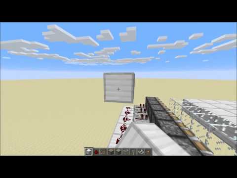 Minecraft Tutorial - Extremely cheap shifting floor