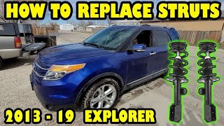 How to replace the struts on a 2013-2019 Ford Explorer