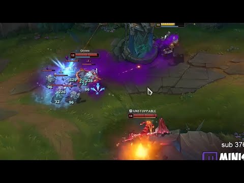 When you give 4 kills to an AP Shyvana