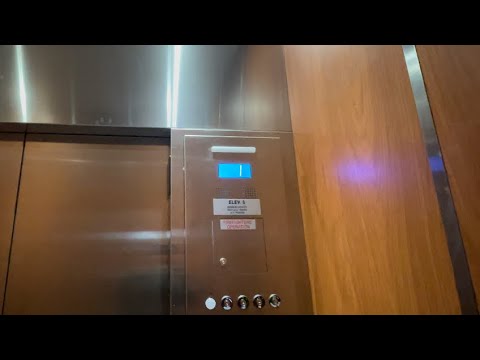 Overkill! Otis Traction Garage Elevator @ 1STBANK Building - Denver, CO.