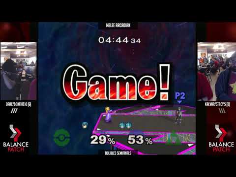 NE Melee Arcadian 5 - Darc/bonfire10 (Green) vs. Kalvar/Stacy's Stepdad (Green) - SSBM Doubles WSF