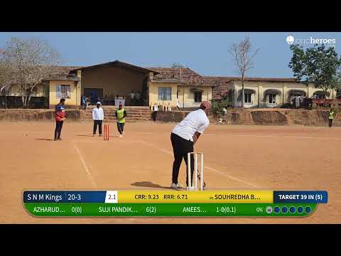 SOUHREDHA BAROTTI vs S N M Kings live cricket match | WINTER CUP  DYFI live - Kolthur Ground Kolath