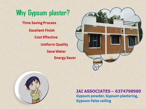White gypsum ceiling plaster service, in tamilnadu, for cons...