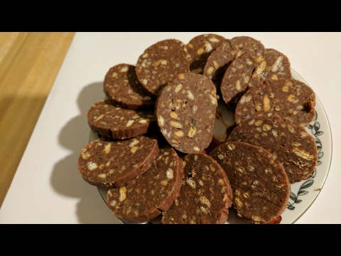 BEST CHOCOLATE KIELBASA DESSERT ! #chocolate #desserts #nobake #easyresipes #tasty #yummy