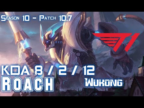 T1 Roach WUKONG vs RUMBLE Top - Patch 10.7 KR Ranked