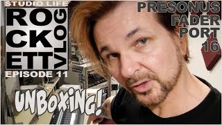 Video thumbnail for Presonus Faderport 16 Unboxing - Rockett Vlog #16 by Rikki Rockett’s Legend Tripping