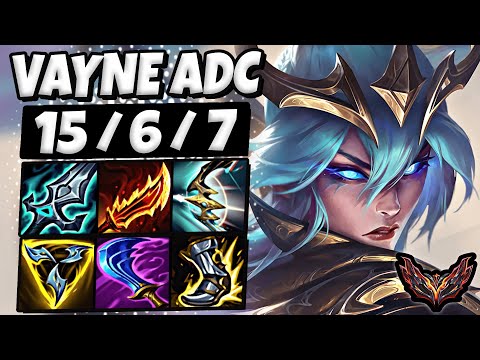 Vayne vs Ezreal ADC [ QuadraKill ] Patch 14.10 Korea Grandmaster ✅