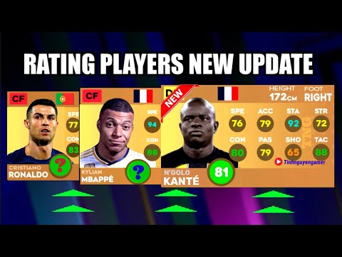 DLS 24 | RATING PLAYERS NEW UPDATE Dream League Soccer 2024 (P#3) #newupdate #newrating
