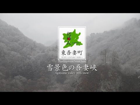 【Log.121／雪景色の吾妻峡】東吾妻町／群馬観光