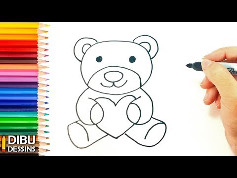 Comment dessiner un Ours en peluche | Dessins faciles