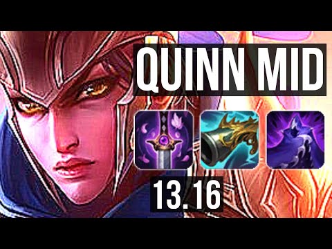 QUINN vs LISSANDRA (MID) | 2.6M mastery, 6 solo kills, Legendary, 600+ games | NA Master | 13.16