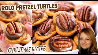 Rolo Pretzel Turtles |  Easy Christmas Treat