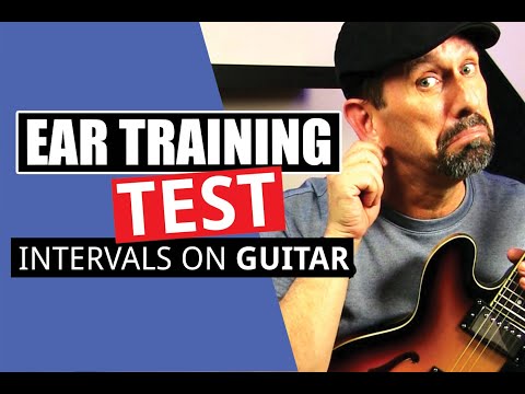 EAR TRAINING TEST FOR INTERVALS ON GUITAR