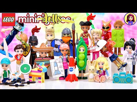 Lego Minifigure Series 20 Complete Set Opening (and then turning them into minidolls 😂)
