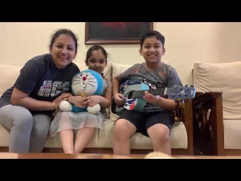 URMI JETHAI, DADA and BAA WISHING MEDHANSH ON HIS FIRST BIRTHDAY