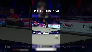 KO PING CHUNG POTS EVERY BALL 🔥😳 #nineball