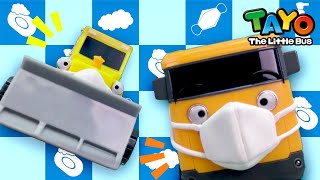 Wash Your Hands with Strong Heavy Vehicles l Tayo Hand Washing Song l #StayHomeWithTayo