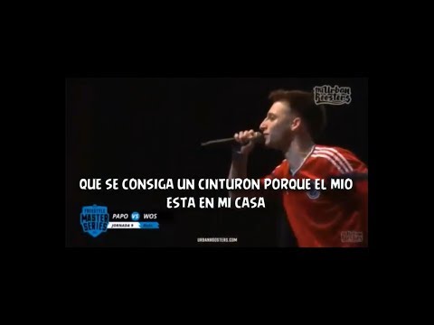 Minuto libre de WOS vs PAPO con letra | FMS FINAL