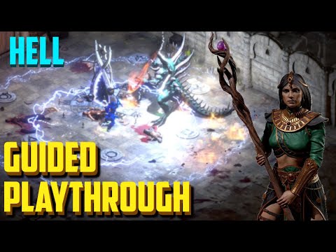[Hell] Nova Sorceress Guided Playthrough | Diablo 2 Resurrected