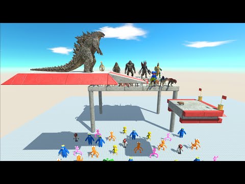 Let's See Who Can Jump Over The Crack - Animal Revolt Battle Simulator