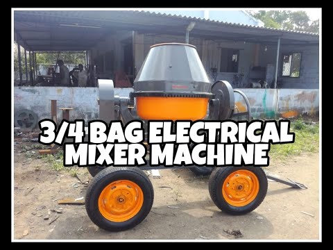 3/4 Bag Electrical mixer machine