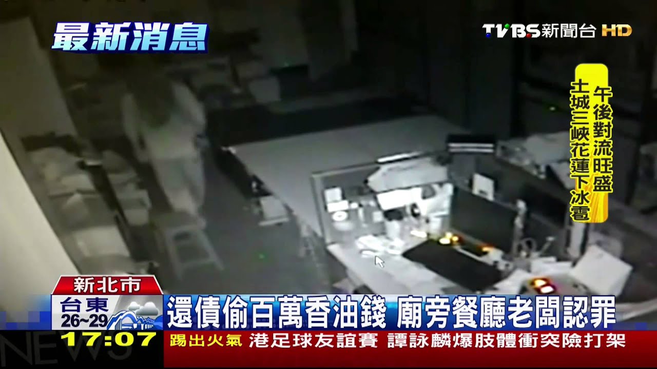還債偷百萬香油錢 廟旁餐廳老闆認罪