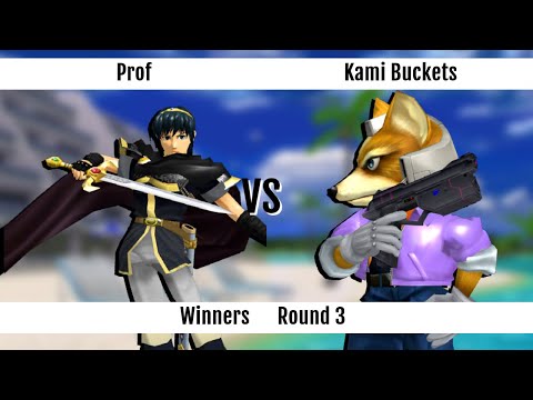 DGS SSBM Singles - Winners Round 3 - Prof (Marth) vs Kami Buckets (Fox)