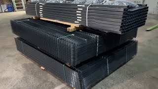 Panelstaket 3D 250m Nytt Antracit metal structure | Image 4 - Machineryline