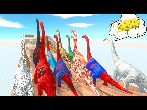 The race who is faster can eat the GOLD PIG Part 2 - Animal Revolt Battle Simulator