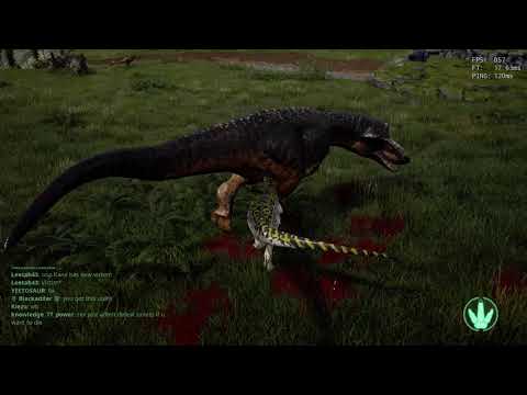 The Isle Utah vs Rex 1v1 Fast fight:)