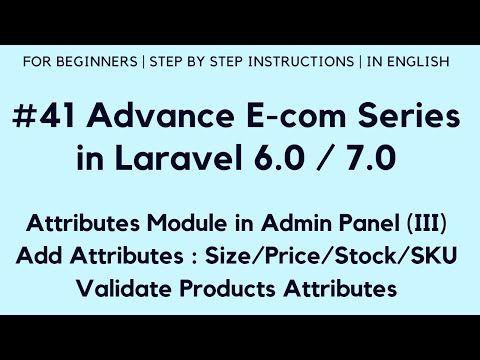 Free Laravel Tutorial for Beginners | Create Laravel Ecommerce Website on your own in simple steps