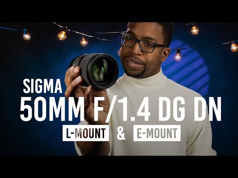 Black sigma 50mm f/1.4 dg dn art lens sony e