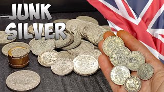 British Junk Silver Pre 1947 Silver Coins .500 silver